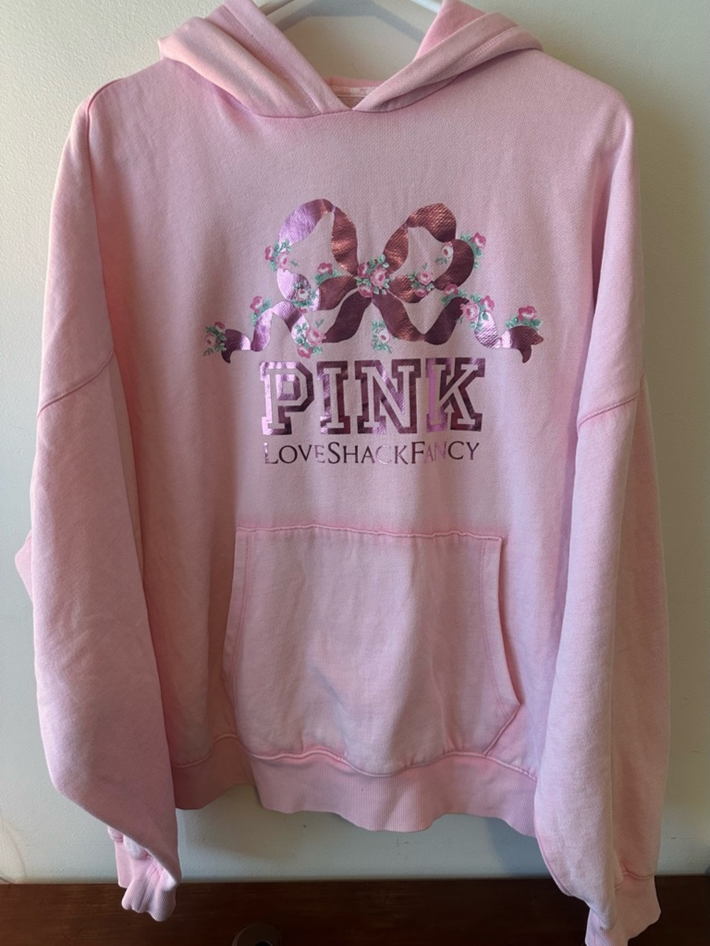 Pink X LoveShackFancy Pullover Pink Hoodie XXL